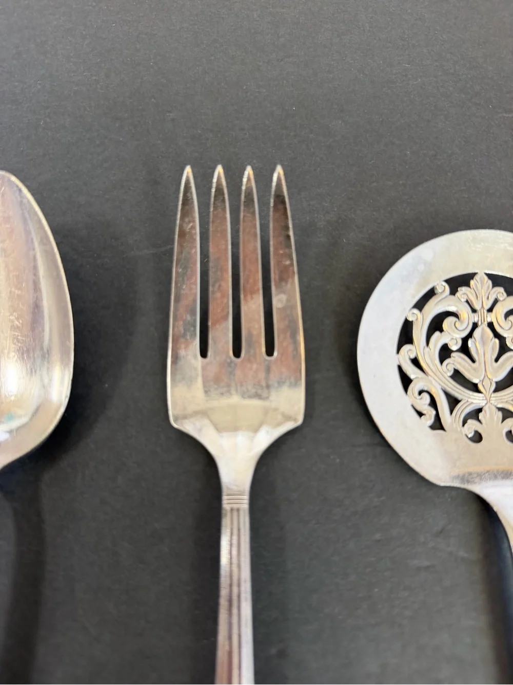 Oneida Community Coronation Silverplate 4-Piece Serving Set Vintage 1936